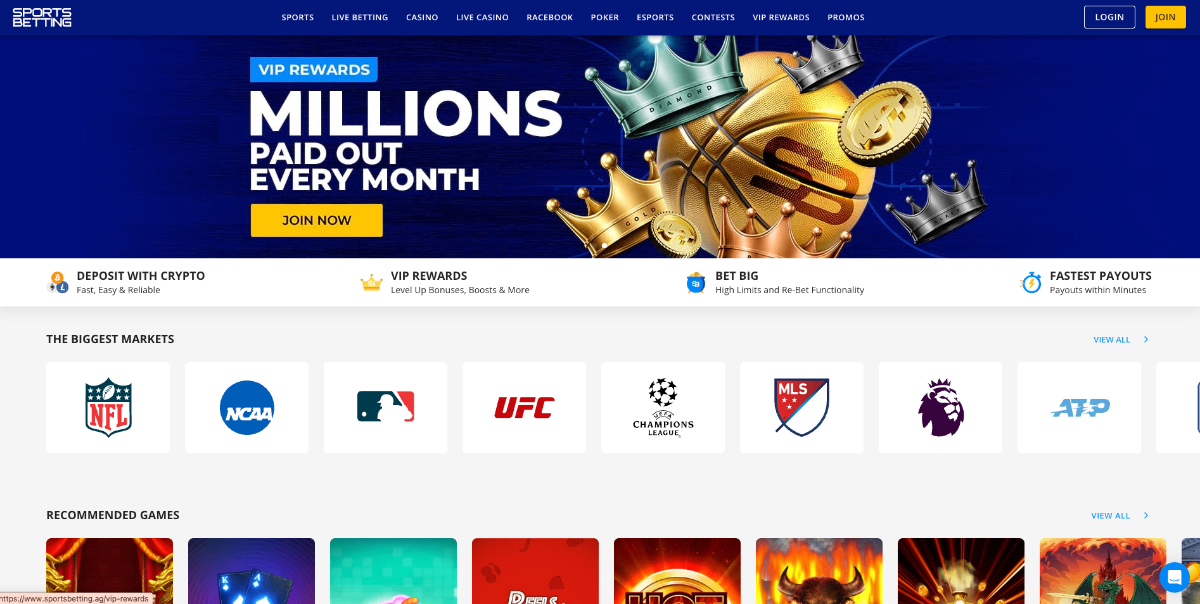 Sportsbetting.ag Offshore Sportsbook